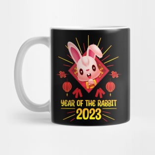 Good Luck Zodiac Happy Chinese New Year of the Rabbit Mug